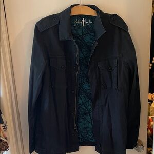 Vans Men's Black Military Jacket